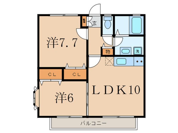 プランドールの物件間取画像